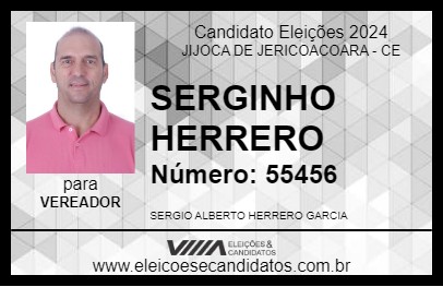 Candidato SERGINHO HERRERO 2024 - JIJOCA DE JERICOACOARA - Eleições