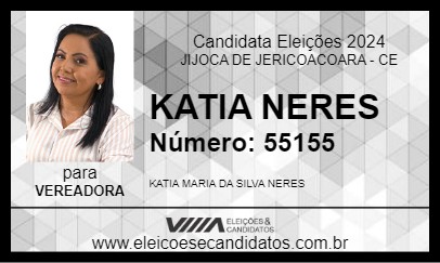 Candidato KATIA NERES 2024 - JIJOCA DE JERICOACOARA - Eleições