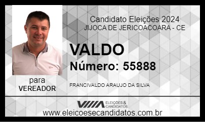 Candidato VALDO 2024 - JIJOCA DE JERICOACOARA - Eleições