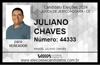 Candidato JULIANO CHAVES 2024 - JIJOCA DE JERICOACOARA - Eleições