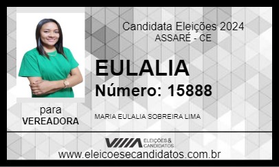 Candidato EULALIA 2024 - ASSARÉ - Eleições