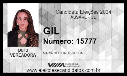 Candidato GIL 2024 - ASSARÉ - Eleições