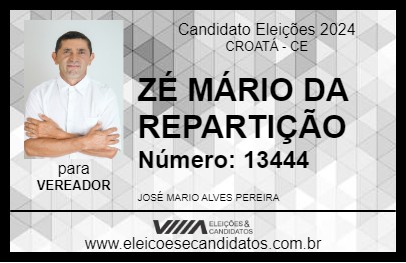 Candidato ZÉ MÁRIO 2024 - CROATÁ - Eleições