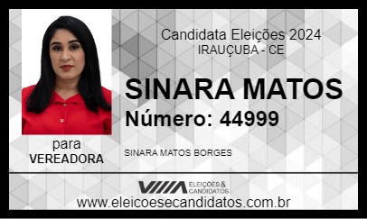 Candidato SINARA MATOS 2024 - IRAUÇUBA - Eleições