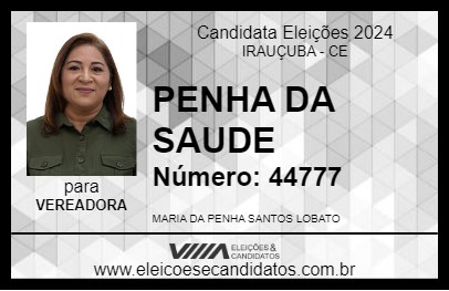 Candidato PENHA DA SAUDE 2024 - IRAUÇUBA - Eleições