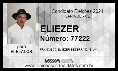 Candidato ELIEZER 2024 - CANINDÉ - Eleições