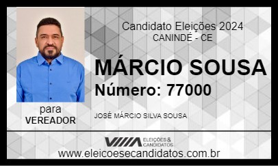 Candidato MÁRCIO SOUSA 2024 - CANINDÉ - Eleições