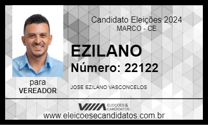 Candidato EZILANO 2024 - MARCO - Eleições