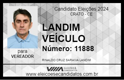 Candidato LANDIM VEÍCULO 2024 - CRATO - Eleições