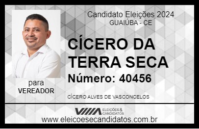 Candidato CÍCERO DA TERRA SECA 2024 - GUAIÚBA - Eleições