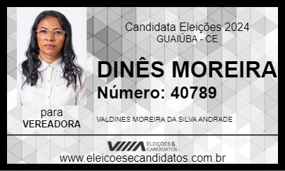 Candidato DINÊS MOREIRA 2024 - GUAIÚBA - Eleições