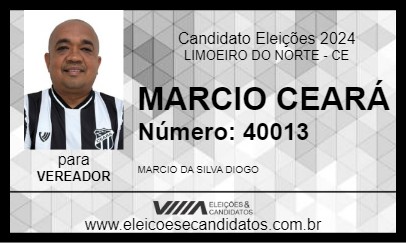 Candidato MARCIO CEARÁ 2024 - LIMOEIRO DO NORTE - Eleições