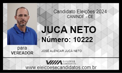 Candidato JUCA NETO 2024 - CANINDÉ - Eleições