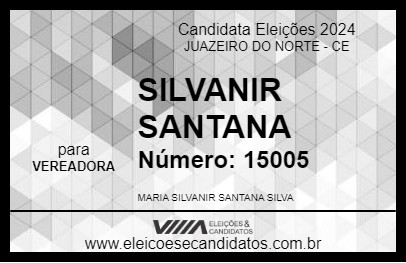 Candidato SILVANIR SANTANA 2024 - JUAZEIRO DO NORTE - Eleições