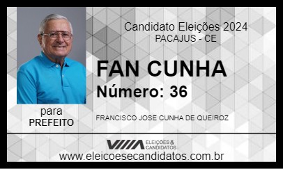 Candidato FAN CUNHA 2024 - PACAJUS - Eleições