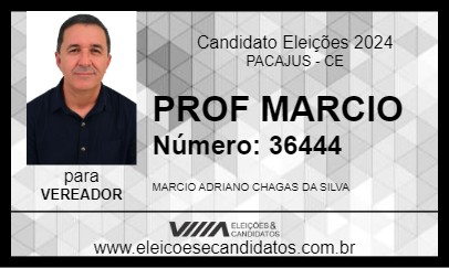 Candidato PROF MARCIO 2024 - PACAJUS - Eleições