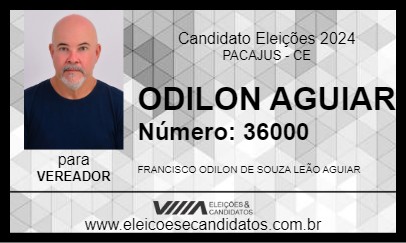 Candidato ODILON AGUIAR 2024 - PACAJUS - Eleições