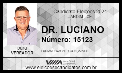 Candidato DR. LUCIANO 2024 - JARDIM - Eleições