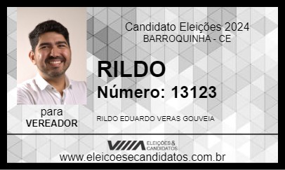 Candidato RILDO 2024 - BARROQUINHA - Eleições