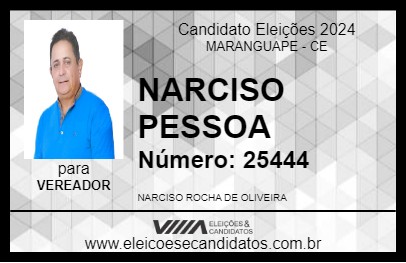 Candidato NARCISO PESSOA 2024 - MARANGUAPE - Eleições