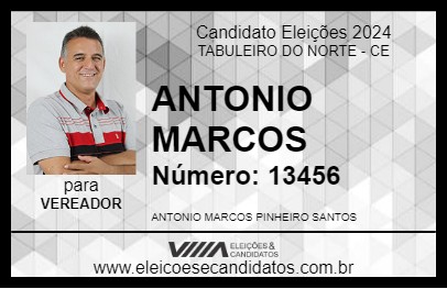 Candidato ANTONIO MARCOS 2024 - TABULEIRO DO NORTE - Eleições