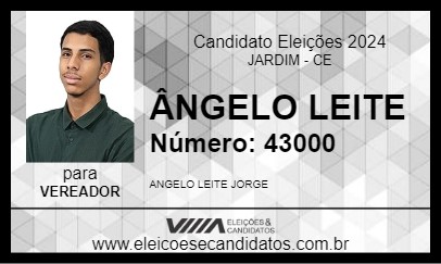 Candidato ÂNGELO LEITE 2024 - JARDIM - Eleições