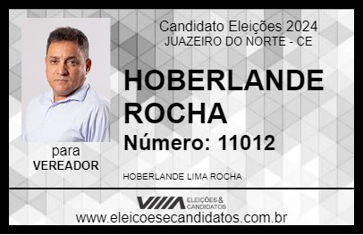 Candidato HOBERLANDE ROCHA 2024 - JUAZEIRO DO NORTE - Eleições