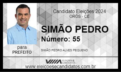 Candidato SIMÃO PEDRO 2024 - ORÓS - Eleições