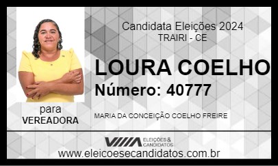 Candidato LOURA COELHO 2024 - TRAIRI - Eleições