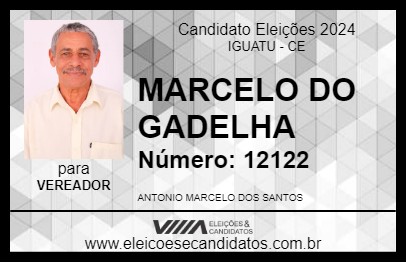 Candidato MARCELO DO GADELHA 2024 - IGUATU - Eleições