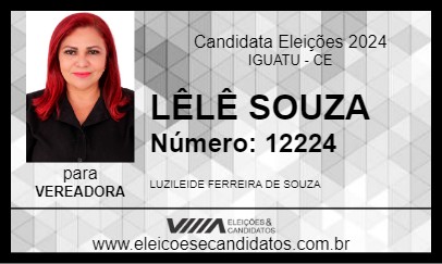 Candidato LÊLÊ SOUZA 2024 - IGUATU - Eleições