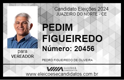 Candidato PEDIM FIGUEIREDO 2024 - JUAZEIRO DO NORTE - Eleições