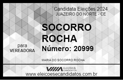 Candidato SOCORRO ROCHA 2024 - JUAZEIRO DO NORTE - Eleições