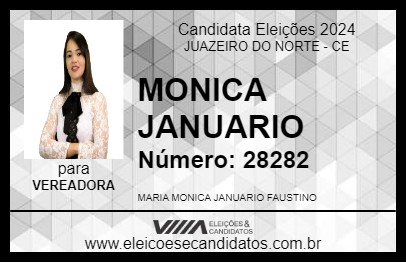 Candidato MONICA JANUARIO 2024 - JUAZEIRO DO NORTE - Eleições