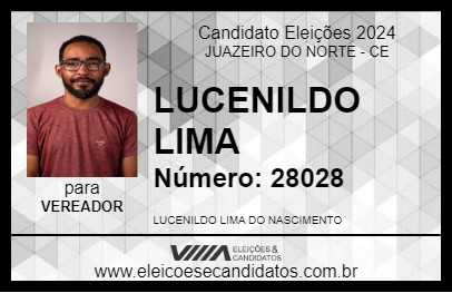 Candidato LUCENILDO LIMA 2024 - JUAZEIRO DO NORTE - Eleições