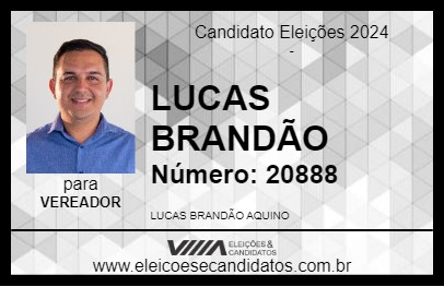 Candidato LUCAS BRANDÃO 2024 - ITAREMA - Eleições