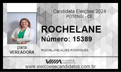 Candidato ROCHELANE 2024 - POTENGI - Eleições