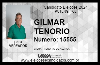 Candidato GILMAR TENORIO 2024 - POTENGI - Eleições