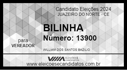 Candidato BILINHA 2024 - JUAZEIRO DO NORTE - Eleições