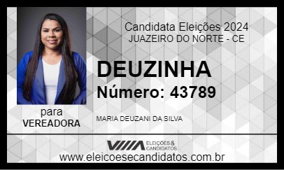 Candidato DEUZINHA 2024 - JUAZEIRO DO NORTE - Eleições