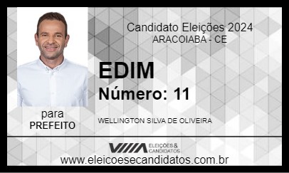 Candidato EDIM 2024 - ARACOIABA - Eleições