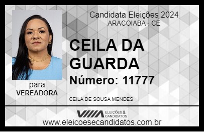 Candidato CEILA 2024 - ARACOIABA - Eleições