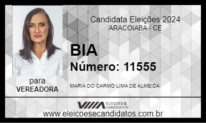 Candidato BIA 2024 - ARACOIABA - Eleições