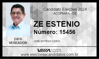 Candidato ZE ESTENIO 2024 - ACOPIARA - Eleições