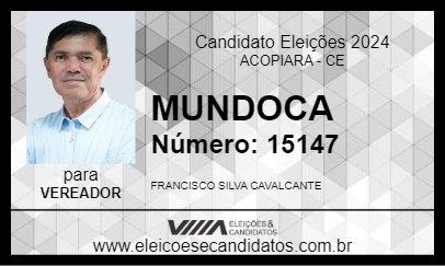 Candidato MUNDOCA 2024 - ACOPIARA - Eleições