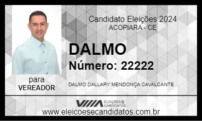 Candidato DALMO 2024 - ACOPIARA - Eleições