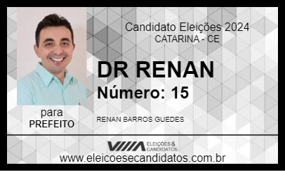 Candidato DR RENAN 2024 - CATARINA - Eleições