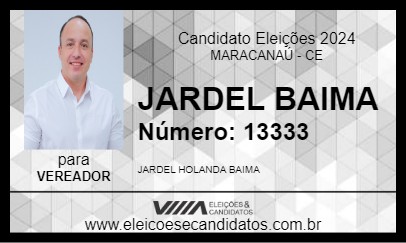 Candidato JARDEL BAIMA 2024 - MARACANAÚ - Eleições