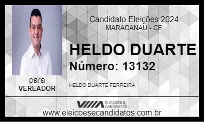 Candidato HELDO DUARTE 2024 - MARACANAÚ - Eleições