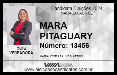 Candidato MARA PITAGUARY 2024 - MARACANAÚ - Eleições